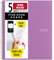 Fünf Star Spiral Notebook 1 Packung violett
