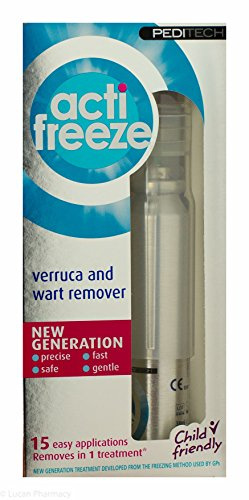 Peditech ActiFreeze Verruca & Wart Remover 38ml | Freeze Treatment for Common Warts & Verrucas | Fast & Easy Home Application | 38ml