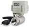 BACOENG AC110/230V 2 Wege 3/4 Edelstahl Motorkugelhahn Elektrische Zonenventil mit Stecker NC