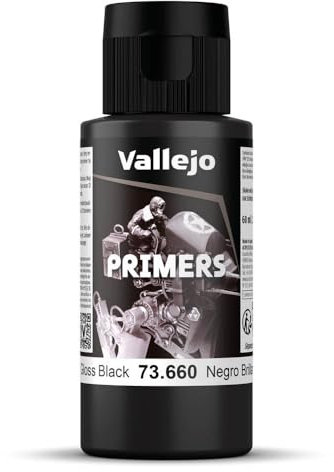 Vallejo Acrylicos VJ73660 60 ml Gloss Black Primer Metallfarbe