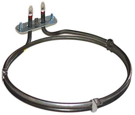 SPARES2GO 2 Turn Heater Element for Smeg Fan Oven/Cooker (2600W)