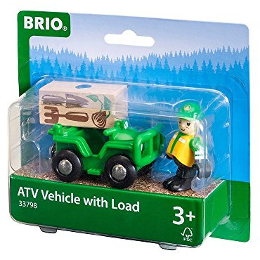 BRIO 33798 - Waldarbeiter Quad, bunt