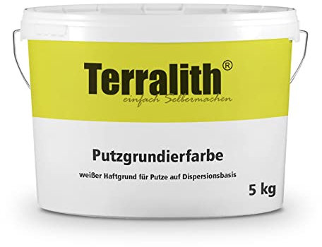 Terralith Putzgrundierfarbe weiß -5 kg-