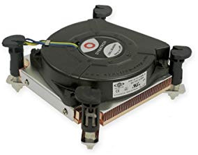 DYNATRON K2 Intel CPU Kuehler mini ITX LGA1150/-51/-55/-56 Kuehlkoerper Kupfer aktiv mit PWM und bis zu 73W TDP Push-Pin Montage
