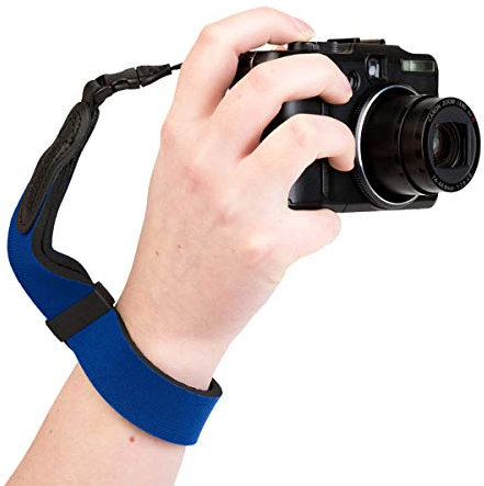 OP/TECH USA Mirrorless Neoprene Camera Wrist Strap (Royal)