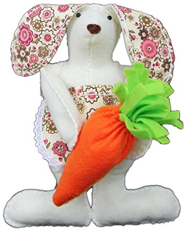 TRI international DIY Bastelset HASE ~ zum selber Nähen ~ schöne Deko Figur für Frühling & Ostern ~ auch für Kinder
