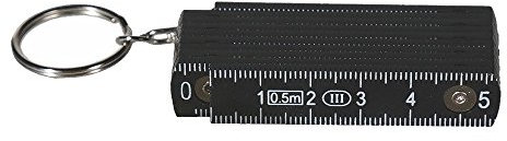 OOTB Schlüsselanhänger »Zollstock« 50 cm (Schwarz)