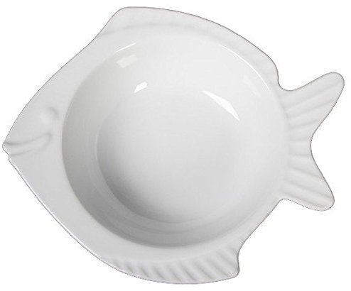 Holst Porzellan FISCH 01 Suppenschale Nemo 21 cm weiß, 21 x 19 x 5 cm