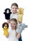 King Cole 9027 Knitting Pattern Leaflet Animal Hand Puppets to knit in Pricewise and Moments DK by King Cole