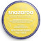 Snazaroo - Pintura facial y corporal, 18 ml, color amarillo brillante, profesional a base de agua, pastilla de aquacolor individual para adultos, niños y efectos especiales