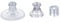 pewterhooter Women's 10 Pairs of Comfortable and Secure Earring Backs for Stud Earrings.