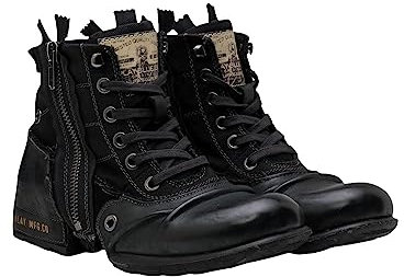 REPLAY GMU01 .000.C0003L, Stivali da Motociclista Uomo, Nero (Black 003), 41