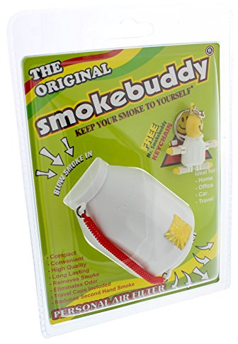 Smokebuddy Smoke Buddy Original persönlicher Luftfilter, alle Farben, zufällige Farbe Weiß
