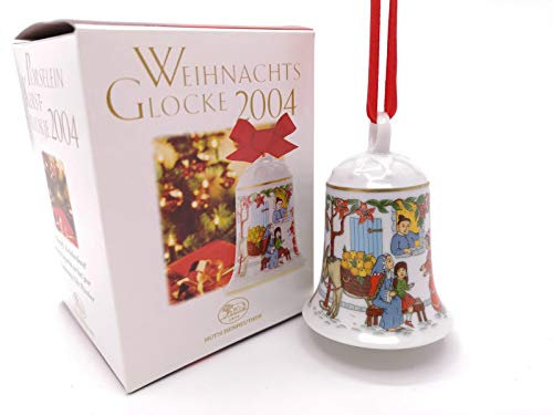 Hutschenreuther Porzellanglocke Weihnachtsglocke 2004 OVP - -
