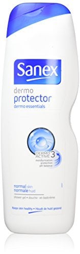 Sanex Lot de 6 gels douche unisexe « Dermo Protector » pour Huid normal – 1000 ml