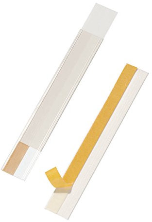 Durable Scannerschienen Scanfix inkl. Etiketten, 200 x 40 mm, transparent, Beutel à 5 Stück, 804619
