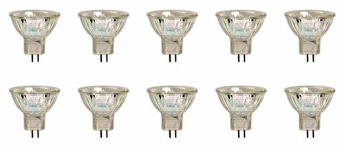 10 x Halogen Spiegellampe Kaltlicht Reflektor Strahler MR11 G4 20W 20 Watt 12V
