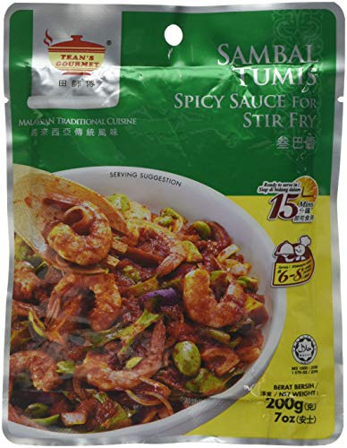 Tean's Gourmet Sambal Tumis Paste, 200 g Ven_FD09-078