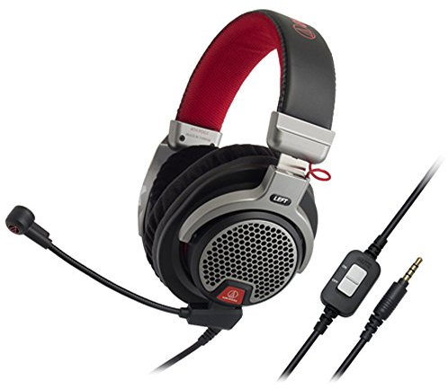 Audio-Technica ATH-PDG1 Premium Gaming Kopfhörer schwarz/rot/Silber