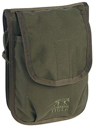 Tasmanian Tiger TT Note Book Pocket Pouch Notizbuch-Tasche - Ideal für Bundeswehr BW Schreibutensilien, 20 x 14 x 2 cm, Oliv