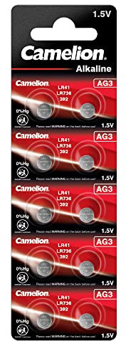 Camelion AG 3 / LR41 / LR736 / 392 Blister of 10 Batteries