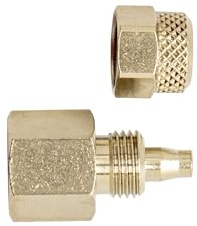 RIEGLER 110501-11.518-6 Gerade Aufschraubverschraubung, G 1/8 i., für Schlauch 6/4, 1Stk