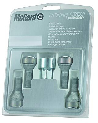 27181SL Wheel Lock Bolts SL (Ultra High Security) M14 x 1,5, cone seat, shaft length 29,0 mm, Overall length 52,3 mm, Hex size 17mm, Key diameter 28,6 mm