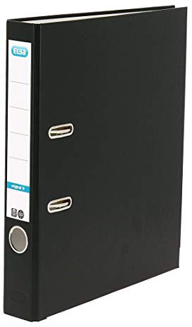 Elba Ordner A4, smart Original, 5cm schmal, Papier Innen/Außen, schwarz, 10 Stück
