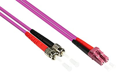 Patchkabel LWL Duplex OM4 (Multimode, 50/125) LC/ST, 2m, Good Connections®