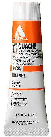 Holbein Acryla Gouache Orange (A) 20ml