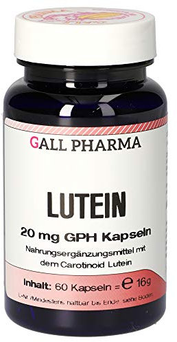 Gall Pharma Lutein 20 mg GPH Kapseln, 1er Pack (1 x 60 Stück)