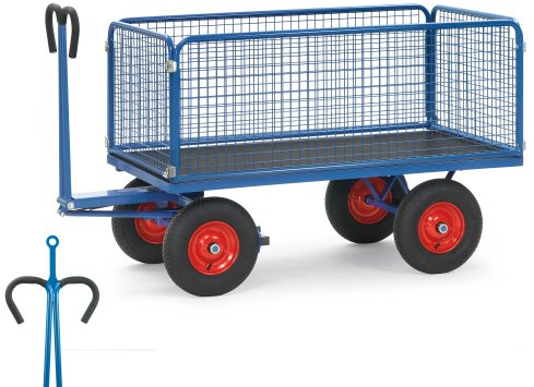 Fetra - Handpritschenwagen 6435L mit Zugöse - Ladefläche 1.600 x 900 mm