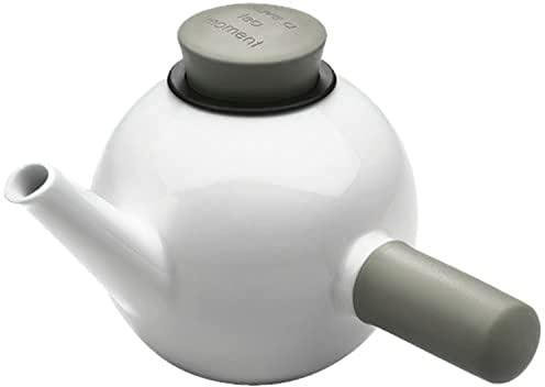Qdo 17000045 Teekanne, Porzellan, Taupe, 1L