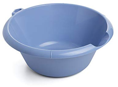 Tatay Runde Schüssel, 6L Fassungsvermögen, BPA-frei, mit Aufhängerloch, Blau. Messen 35 x 14,2 x 35,7 cm