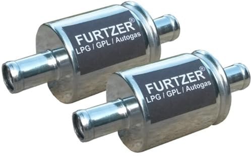 Furtzer® LPG GPL Autogas Filtre 12 mm / 12 mm, filtre à gaz, 2 pièces