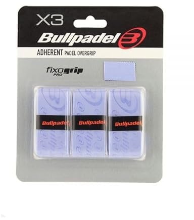 Bullpadel Overgrip Gb-1202 011 Packung mit 3 Overgrips, blau, Einheitsgröße