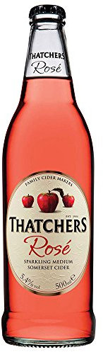 Thatchers Rose Sparkling Medium Somerset Cider (6 x 500ml Bottles)
