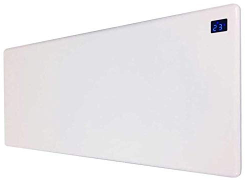 2000w Nova Live R White Electric Horizontal Panel Heater - 24hr/7 day programming, 2KW Convector Heater - 940mm(w) x 400mm(h)