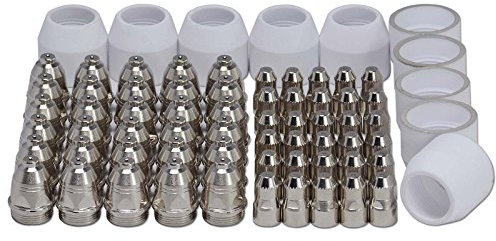 RIVERWELD P-80 Panasonic Plasma Schneiden Verbrauchs material KIT Plasma Schneiddüse 1,5 100Amp 70 Stück