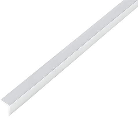 Alberts 488543 Winkelprofil | selbstklebend | Aluminium, chromdesign | 1000 x 25 x 25 mm