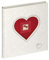 walther design Fotoalbum weiss 29 x 32 cm mit Cover-Ausstanzung und Prägung, Hochzeitsalbum Dream UH-117