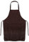 Jazooli Unisex Apron with Pockets - Cooking Aprons for Women, Men & Kids, Cleaning, Hairdressing & Waitress Apron with Pockets - One Size Fits Most Kitchen Accessories, Brown apron