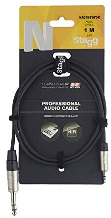 Stagg 21387 1 m Audio Cable - Black