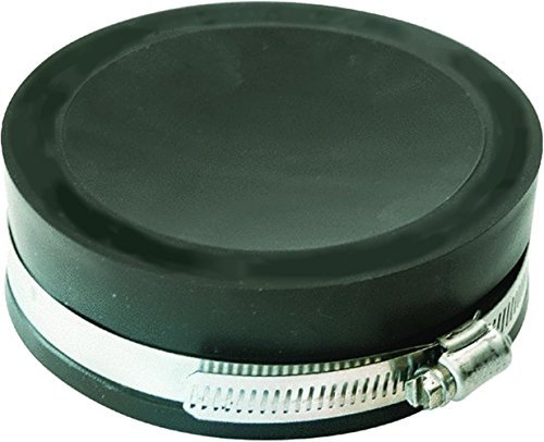 Tomodachi Flexible Endkappe aus PVC Elastomer dichten Rohre perfekt ab und sind dennoch flexibel. Gummirohrverschlüsse für die Abdichtung von Rohren im Haushalt und im Garten (50mm)