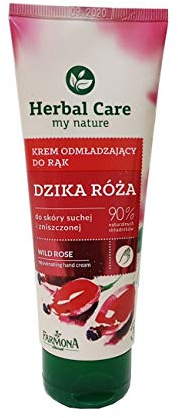 Farmona trattamento skincare Herbal Care My Nature Wild Rose Hand Cream Rejuvenating con applicazione piacevole per cura della pelle