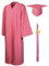 GraduationMall Abschluss Talar Doktorhut und Quaste 2025 für Hochschule und Bachelor Akademischer Talar mit Hut Rosa 48(159cm - 165cm)