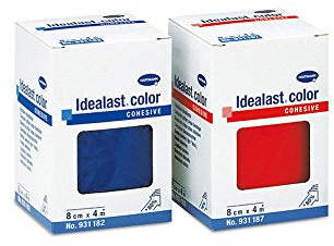 Idealast-haft color Binde 8cmx4m rot, 1 Binde