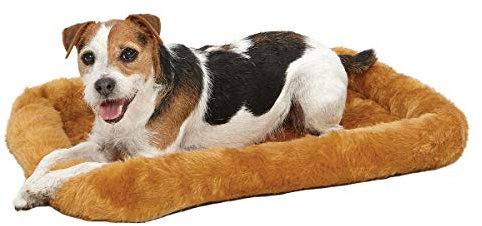 MidWest Homes for Pets Modell 40224-CN Haustierkissen, Hundebett, 61 cm langes Hunde- oder Katzenbett mit bequemer Polsterung, ideal für kleine Hunderassen, Zimtfarbe