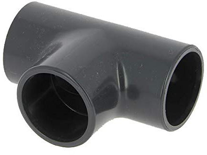 Raccord PVC pression noir en T - Femelle - Ø 32 mm - Girpi