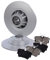 BESTPRICE Bremsenset Hinterachse inkl. Bremsscheiben Ø 280 mm Voll + Bremsbeläge hinten